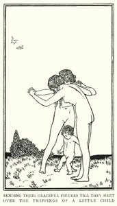Illustration pour Poèmes de John Keats : Sommeil et Beauté - Robert Anning Bell