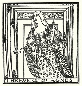 Illustration pour les Poèmes de John Keats : La Veille de la Sainte-Agnès