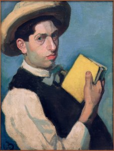 Autoportrait au chapeau de paille