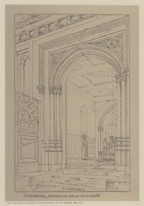 Entrée aux différents tribunaux, Guildhall, City de Londres - Robert Blemell (after) Schnebbelie