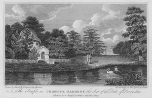 Le Temple dans les jardins de Chiswick, siège du duc de Devonshire