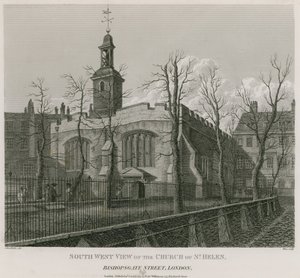 Église de Sainte-Hélène, Bishopsgate Street, Londres - Robert Blemell Schnebbelie