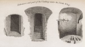 Entrées et partie de la voûte sous l