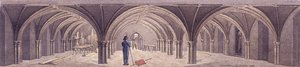 Crypte de Guildhall, Londres, 1821 - Robert Blemmell Schnebbelie