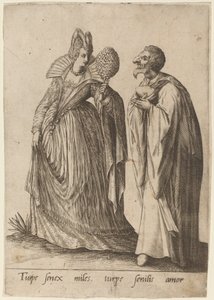 Turpe senex miles - Robert Boissard after Jean Jacques Boissard
