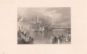 Rouen, vue en amont du fleuve