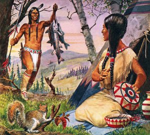 Hiawatha et Minnehaha