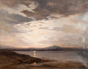 Vue vers Dundee, coucher de soleil - Robert Buchan Nisbet
