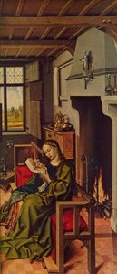 Aile de retable Santa Barbara, 1438, vers 1934
