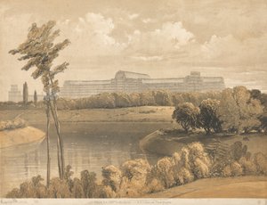 Palais de Cristal depuis le réservoir, Sydenham