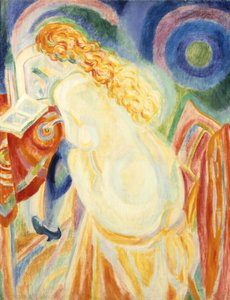 Femme nue lisant