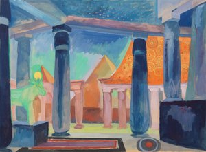 Décor de scène pour Cléopâtre, vers 1918 - Robert Delaunay