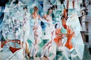 La Ville de Paris Peinture par Robert Delaunay (1885-1941)