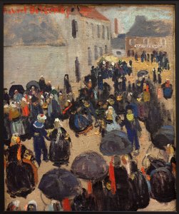 La fête à la campagne. Peinture de Robert Delaunay (1885-1941), huile sur toile
