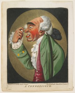 Un connaisseur, tiré de A Book of Heads, 1795