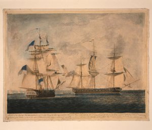 Le HMS Shannon capture l