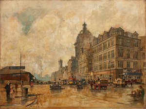 Broomielaw (huile sur toile)