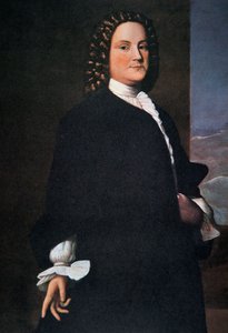 Benjamin Franklin dans la quarantaine (lithographie en couleur)