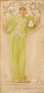 Une guirlande de roses (juin) - Robert Frederick Blum