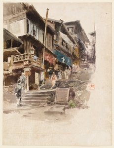 Une rue à Ikao, Japon, II - Robert Frederick Blum