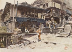 Une rue à Ikao, Japon I