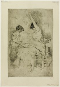Enfileurs de perles, Venise - Robert Frederick Blum