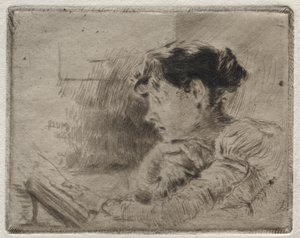 Lecture des filles - Robert Frederick Blum