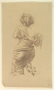 Étude pour une femme agenouillée, "Festival des vendanges," Mendelssohn Glee Club, New York, NY