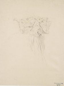 Étude de draperie pour la fresque Moods to Music - Robert Frederick Blum