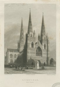 Cathédrale de Lichfield - Façade ouest