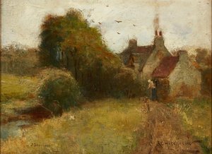 Le cottage - Robert Gemmell Hutchison