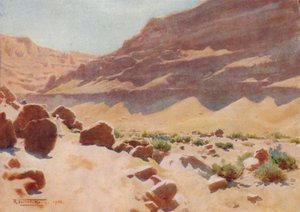 Un oued dans les collines de Mokattam, c1880, 1904