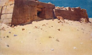 Mastaba sous la deuxième pyramide, vers 1880, 1904