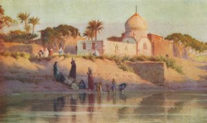 Village de Shinbab sur le Bas-Nil, vers 1880, 1904