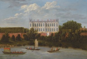 Vue de Syon House depuis la Tamise