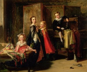 Habillage pour la charade : Les enfants de Patrick Allan Fraser, 1886