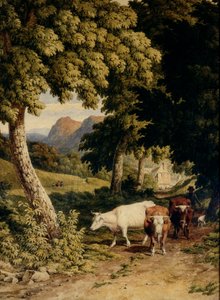 Paysage avec bétail et berger, 1810