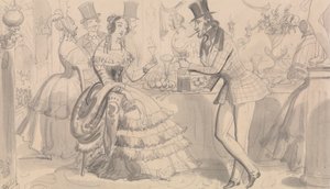 Rafraîchissement public dans la haute société - Robert Isaac Cruikshank