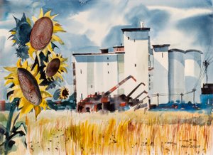 Élévateur à grains, Kansas
