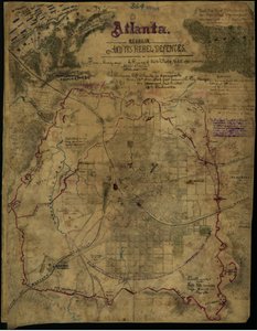 Atlanta, Géorgie et ses défenses rebelles (sic) LOC gvhs01.vhs00311