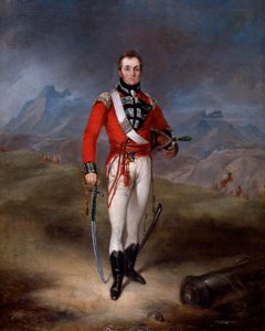 Portrait du Major Lambert Brabazon Urmston, portant l