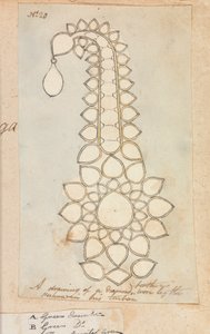 Plume de diamant portée par le Peshwa dans son turban