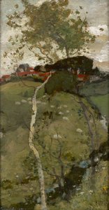 Village sur une colline - Le Bouleau argenté