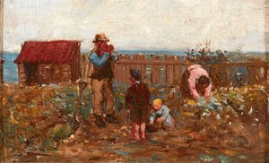 Travail dans le potager - Robert McGregor