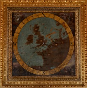 La galerie du roi avec cadran solaire, Palais de Kensington