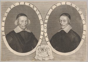 Double portrait de Pierre et Jacques Dupuy - Robert Nanteuil