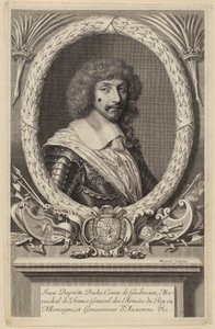 Portrait de Jean Baptiste Budes de Guébriant, maréchal français - Robert Nanteuil