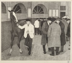 Marchands de chevaux au Barbican, 1921