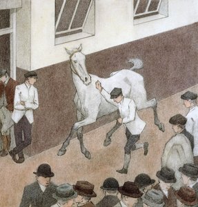 Montrant les allures, Aldridge, vers 1914