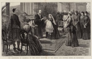 Le baptême à Balmoral de la fille du prince et de la princesse Henry de Battenberg
